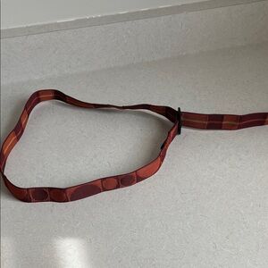 Patagonia Burgundy and Orange Belt
